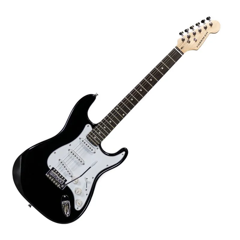 Pack de guitarra eléctrica Freeman - Black