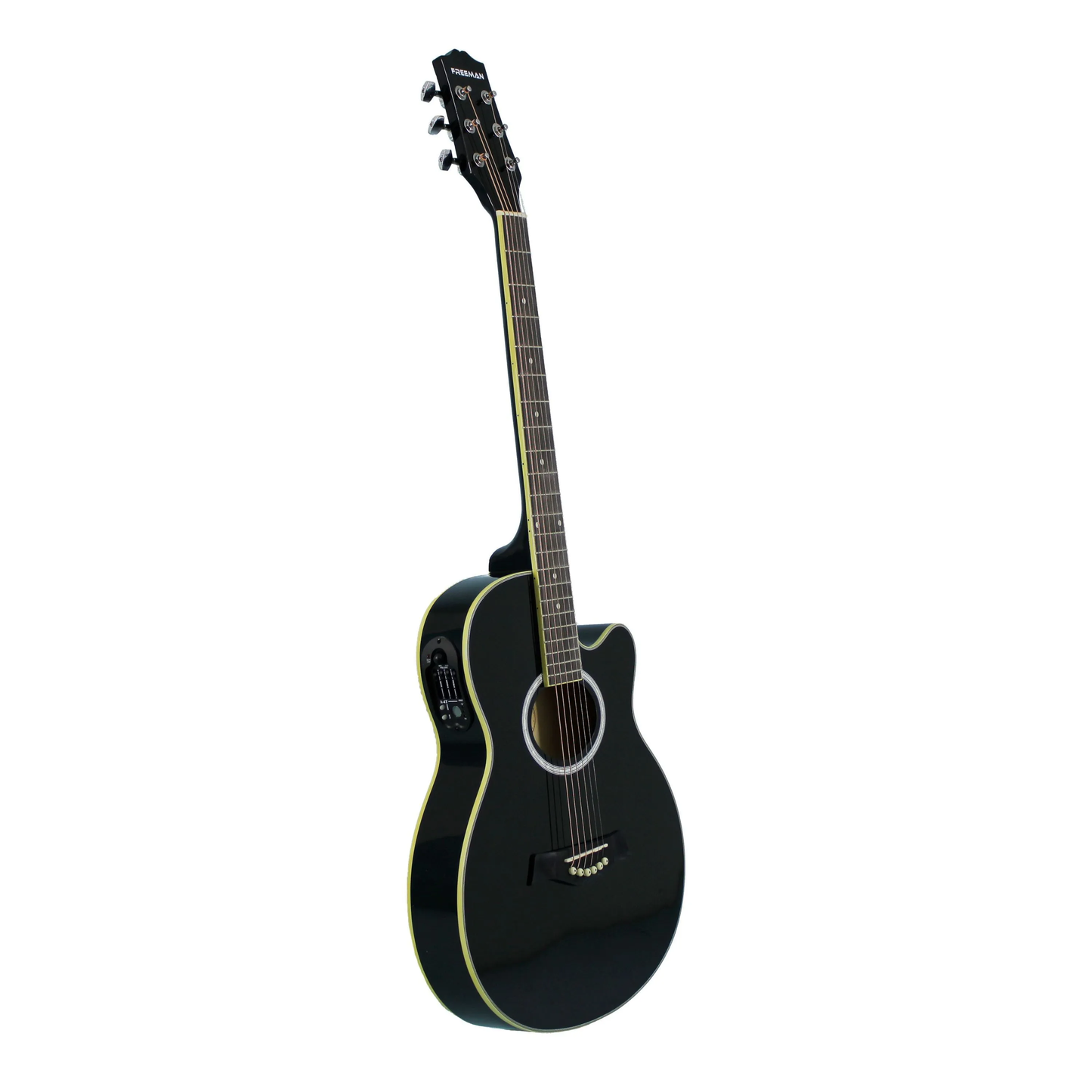 Guitarra eléctroacústica Freeman - Black