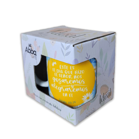 TAZA DE CERÁMICA, ESTE ES EL DÍA, 12 OZ | COLECCIÓN IDEAL