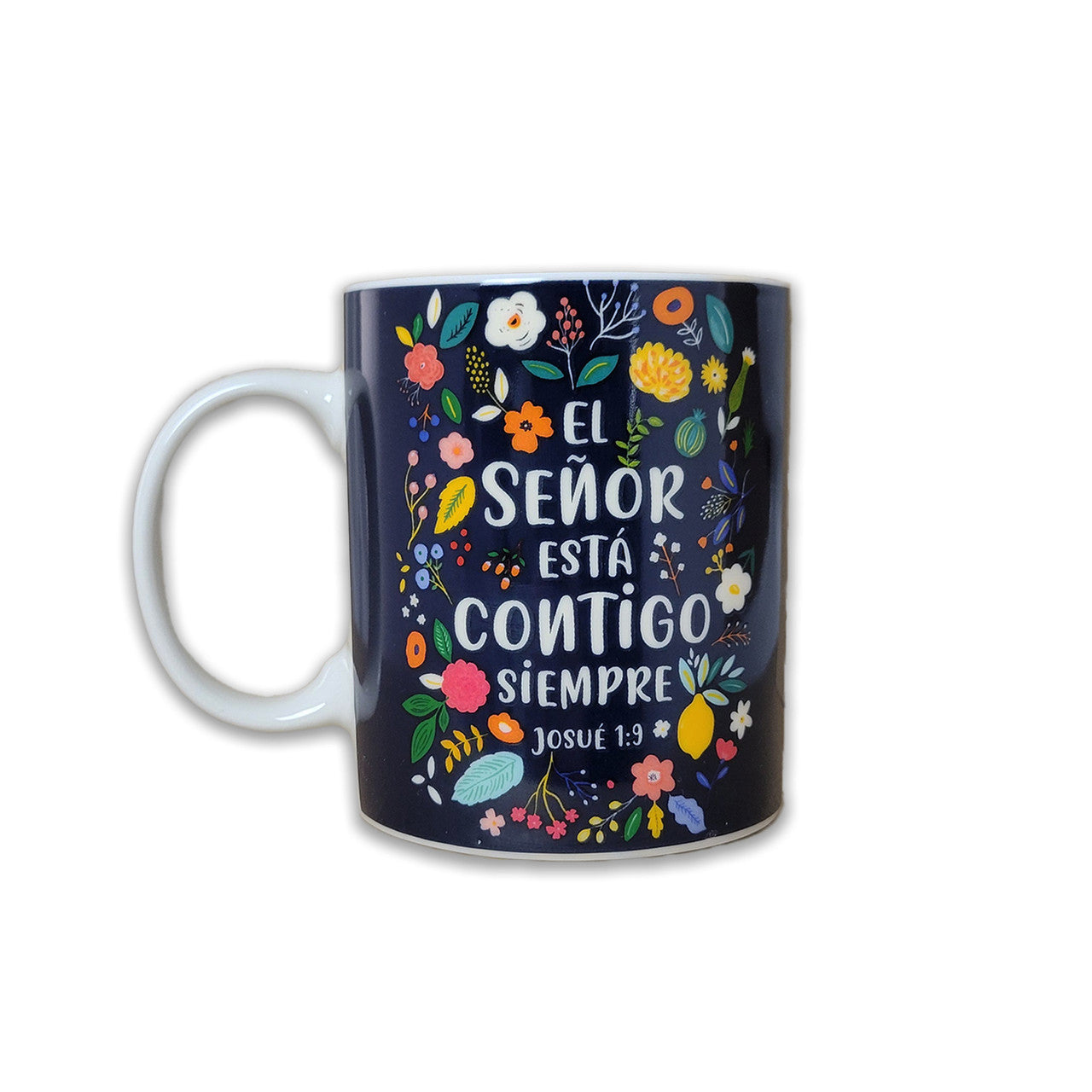 TAZA DE CERÁMICA, EL SEÑOR ESTÁ CONTIGO, 12 OZ | COLECCIÓN IDEAL