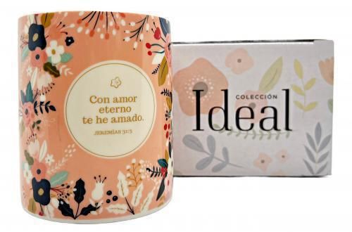 TAZA DE CERÁMICA, CON AMOR ETERNO, 12 OZ | COLECCIÓN IDEAL