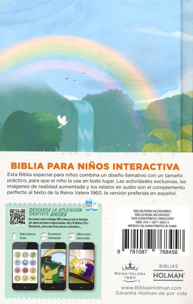RVR 1960 Biblia para niños interactiva, tapa dura