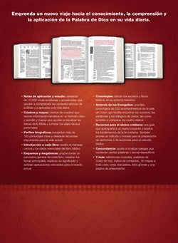 RVR 1960 Biblia de estudio del diario vivir, símil piel - letra grande