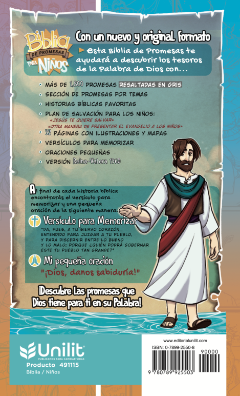 Biblia de Promesas RVR1960, Para niños, Tapa dura