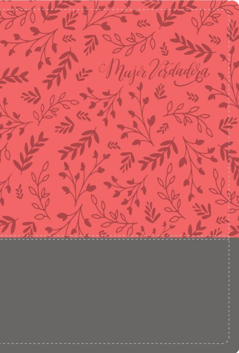 RVR 1960 Biblia devocional Mujer Verdadera - duotono coral