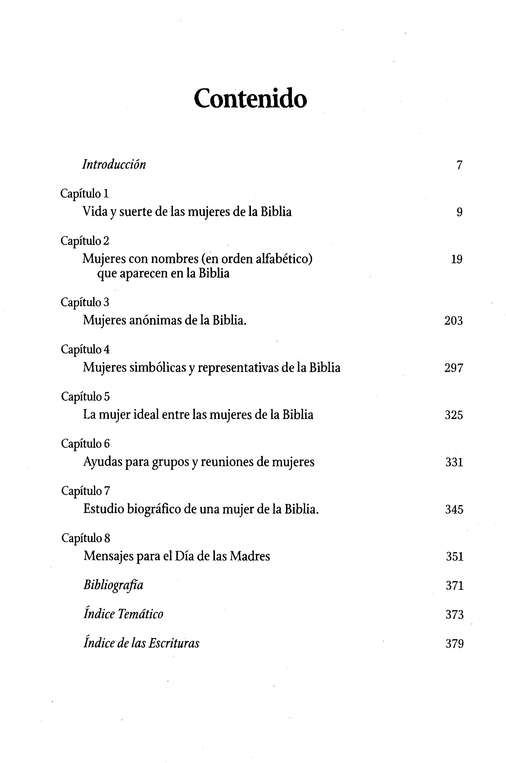 Todas las Mujeres de la Biblia