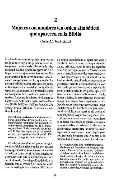 Todas las Mujeres de la Biblia