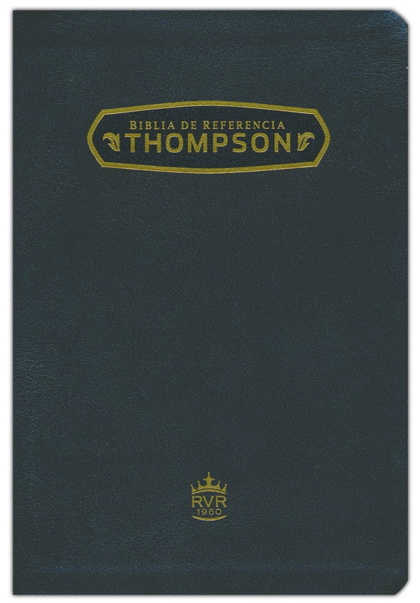 RVR 1960 Biblia de Referencia Thompson, Imitación Piel Negra