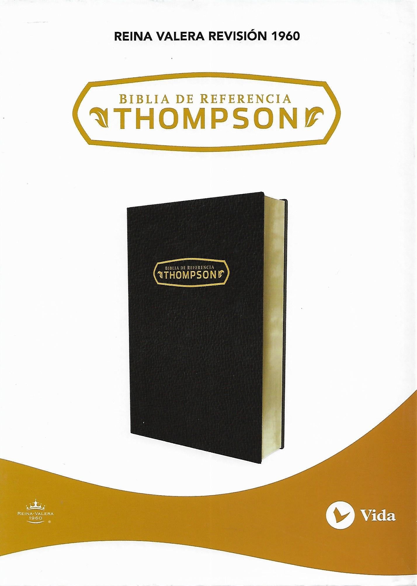 RVR 1960 Biblia de Referencia Thompson, Imitación Piel Negra