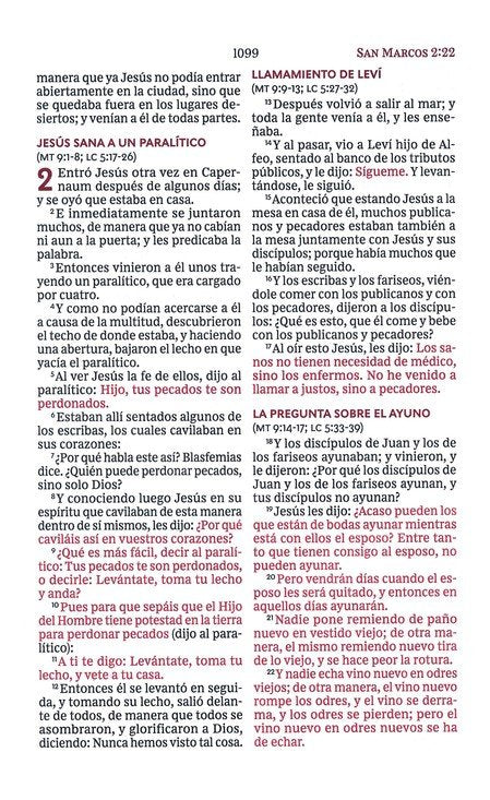 Reina Valera 1960 Santa Biblia Ultrafina Letra Grande, Imitación Piel Café