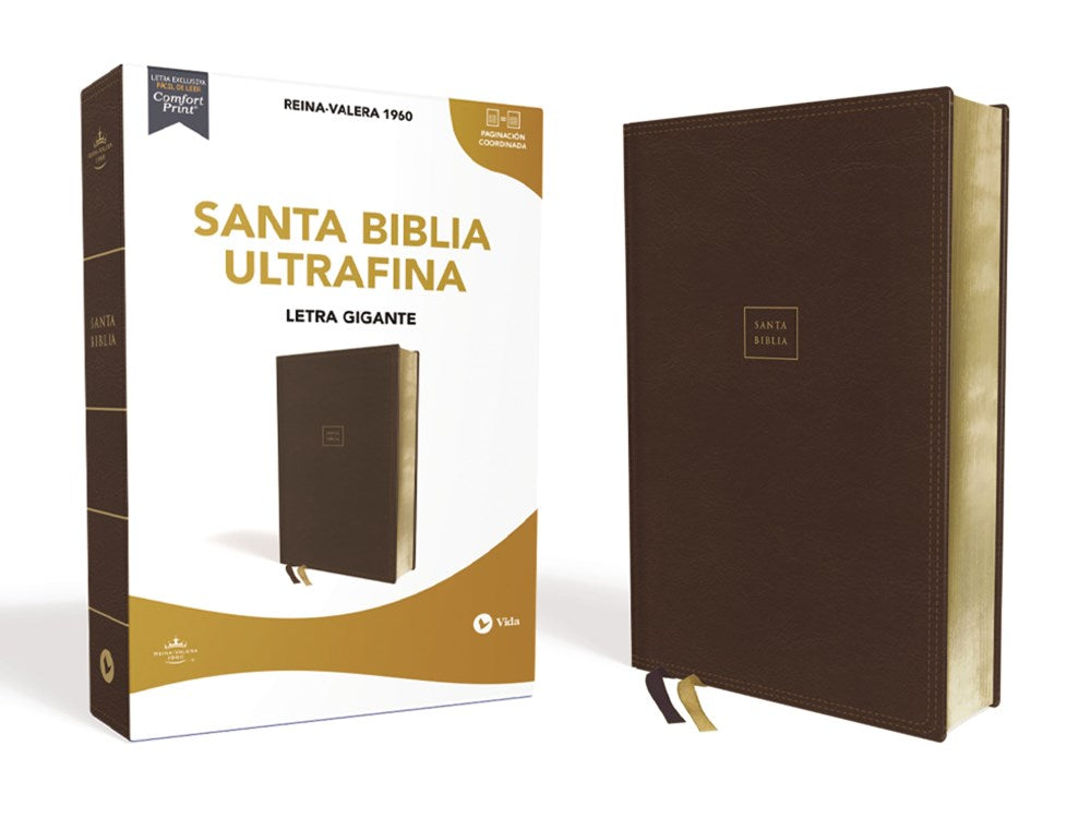 RVR 1960 Ultrafina Letra Gigante (12) Imitación Piel Café