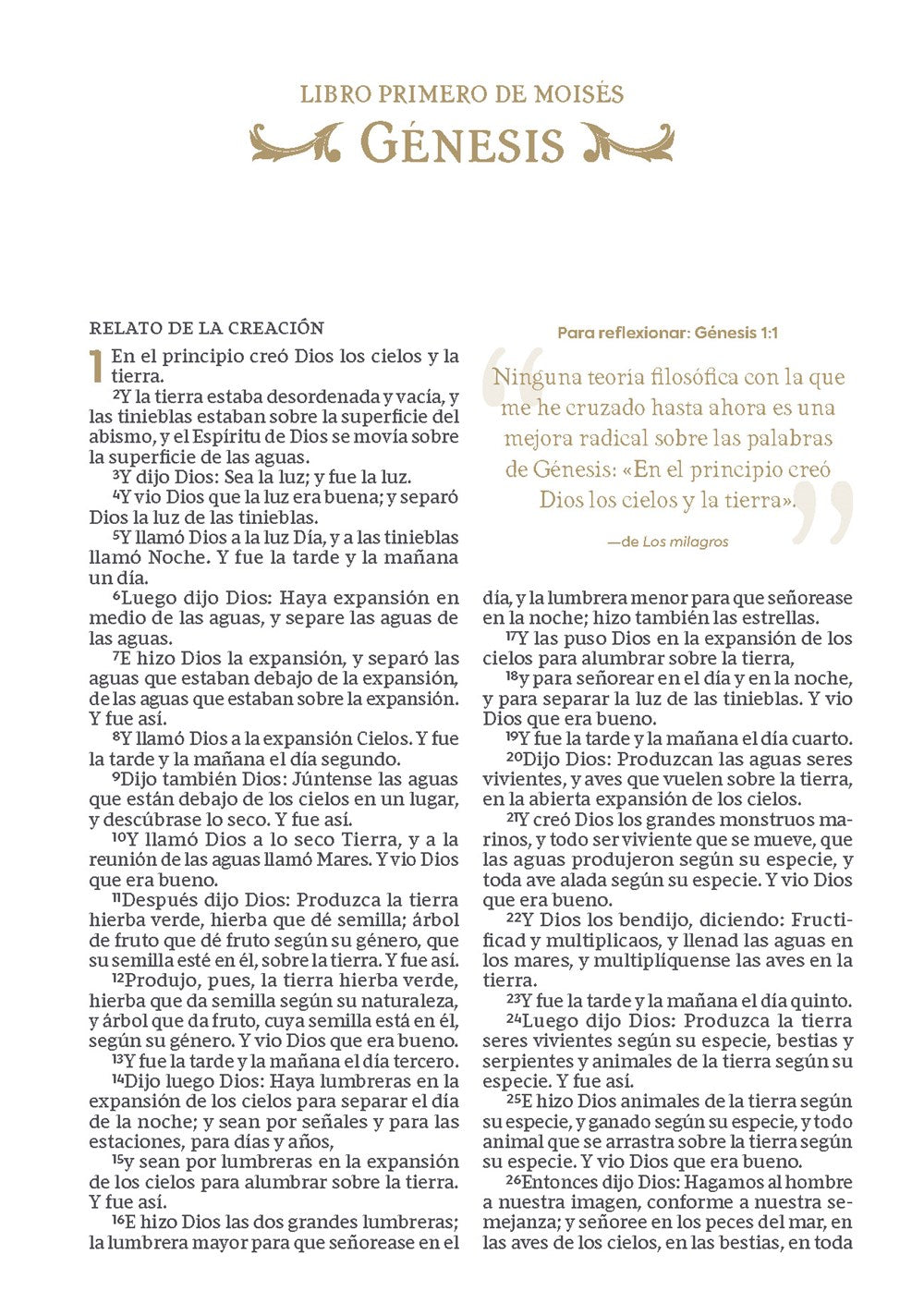 RVR Biblia Reflexiones de C. S. Lewis, Piel Fabricada, Café