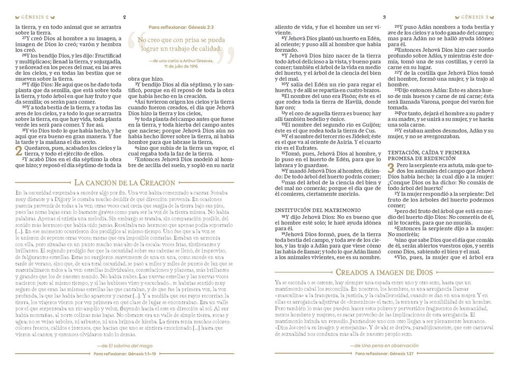 RVR Biblia Reflexiones de C. S. Lewis, Piel Fabricada, Café