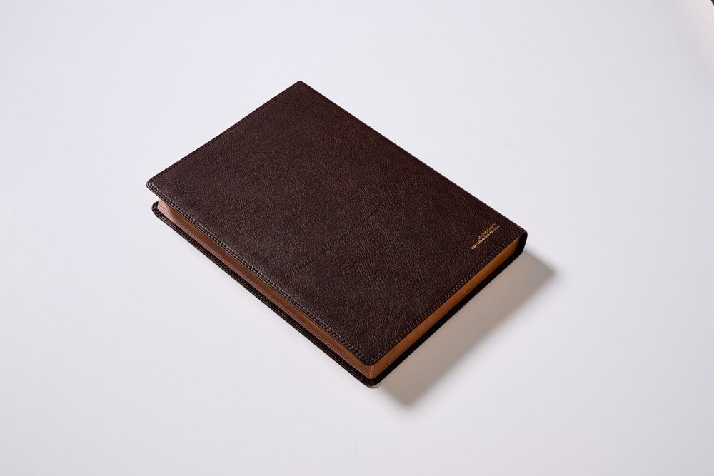 RVR Biblia Reflexiones de C. S. Lewis, Piel Fabricada, Café