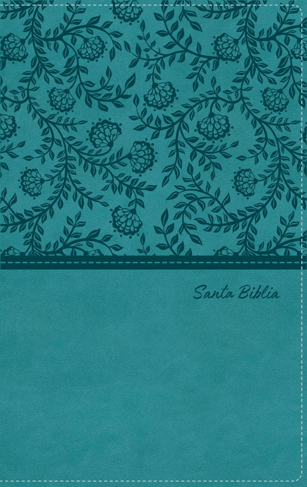 Biblia Reina-Valera 1960, Tierra Santa, Imitación Piel Turquesa con cierre