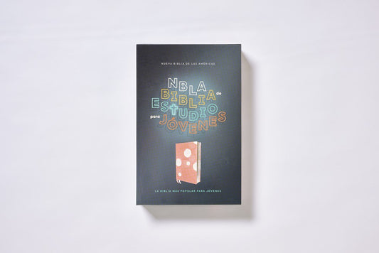 NBLA, Biblia de Estudio para Jóvenes, Piel fabricada, Color durazno