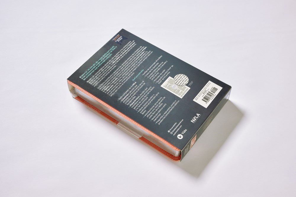 NBLA, Biblia de Estudio para Jóvenes, Piel fabricada, Color durazno