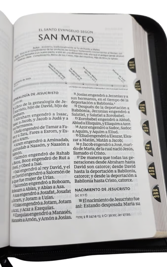 BIBLIA RVR 1960 NEGRO CON CIERRE LETRA GRANDE, TAMAÑO MANUAL