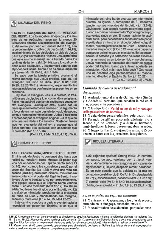 RVR 1960 Biblia Plenitud, Tapa Dura