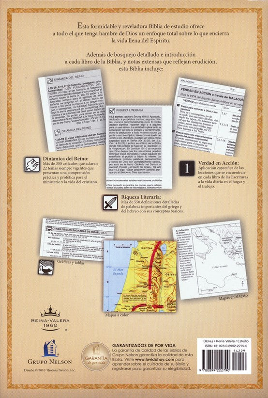 RVR 1960 Biblia Plenitud, Tapa Dura