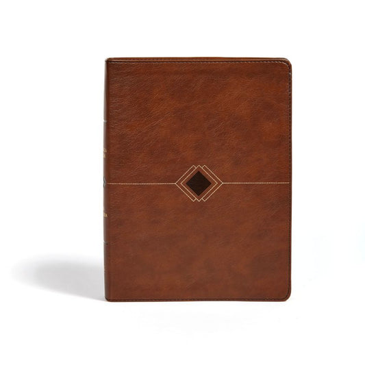 RVR 1960 Biblia cronológica, día por día, marrón símil piel