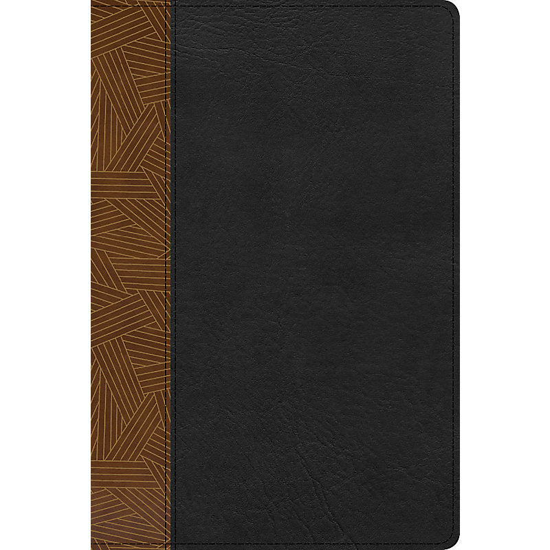 RVR 1960 Biblia de Estudio Arcoiris, tostado/negro símil piel