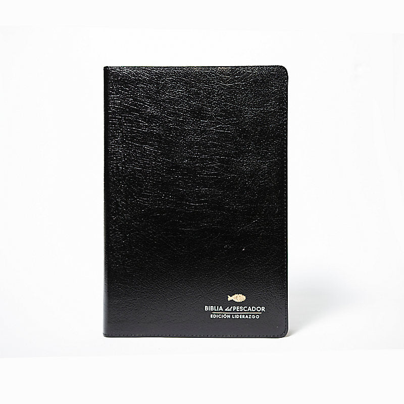 RVR 1960 Biblia del Pescador: Edición liderazgo, negro piel fabricada