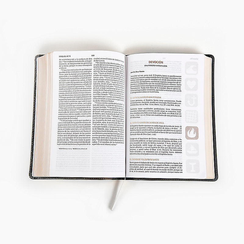 RVR 1960 Biblia del Pescador: Edición liderazgo, negro piel fabricada