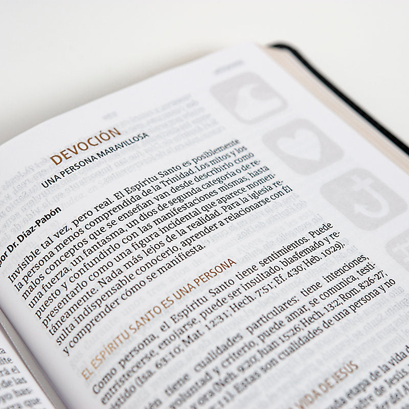 RVR 1960 Biblia del Pescador: Edición liderazgo, negro piel fabricada