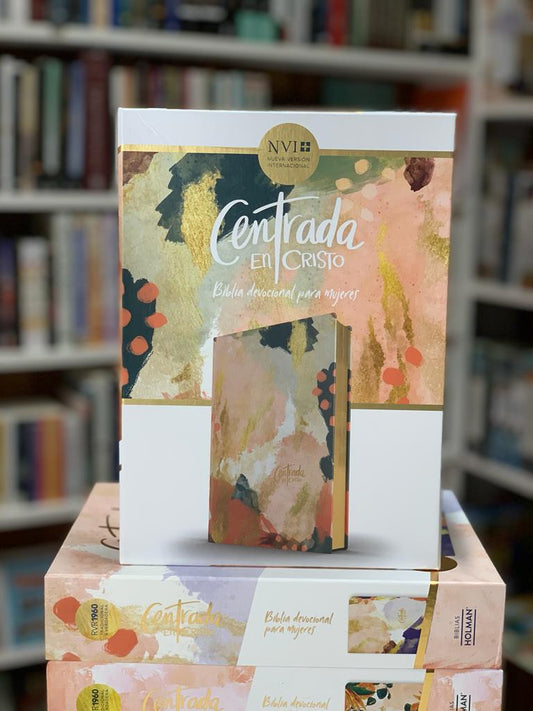 NVI Biblia Centrada en Cristo, matizada símil piel