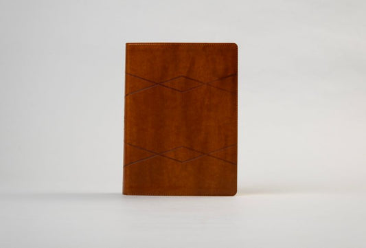 RVR 1960 Biblia de estudio Holman, café símil piel