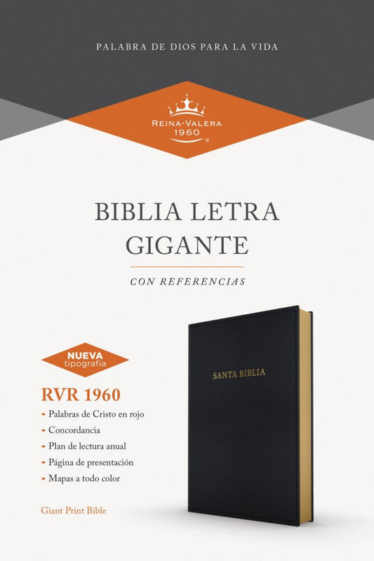 RVR 1960 Biblia letra gigante, negro, imitación piel (2023 ed.)