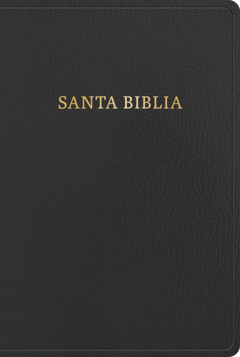 RVR 1960 Biblia letra gigante, negro, imitación piel con índice (Edición 2023)