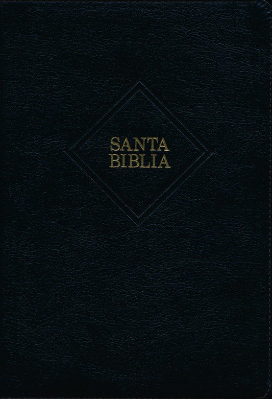 RVR 1960 Biblia letra gigante, negro, piel fabricada