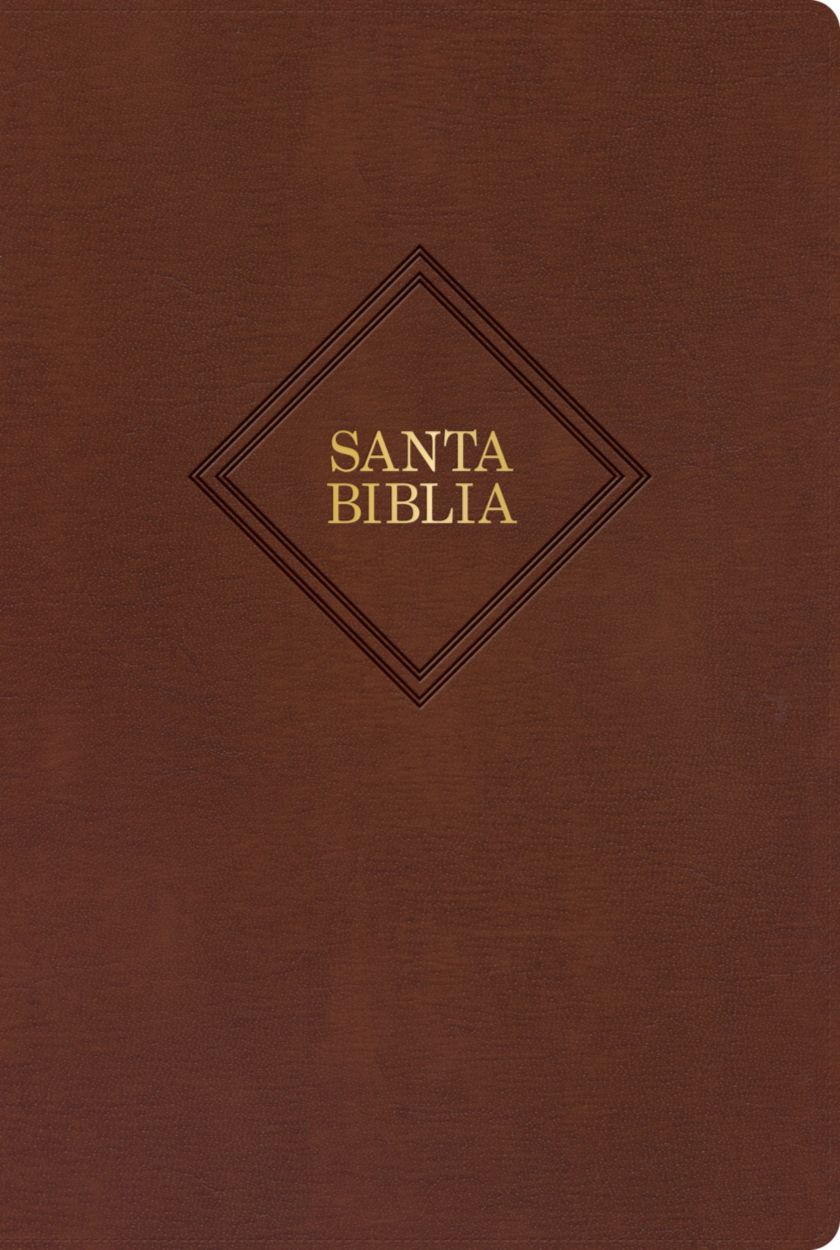 RVR 1960 Biblia letra gigante, café, piel fabricada (Edición 2023)