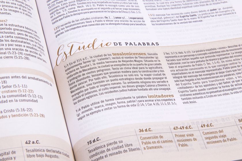 RVR 1960 Biblia de estudio para mujeres, azul floreado tela impresa con índice