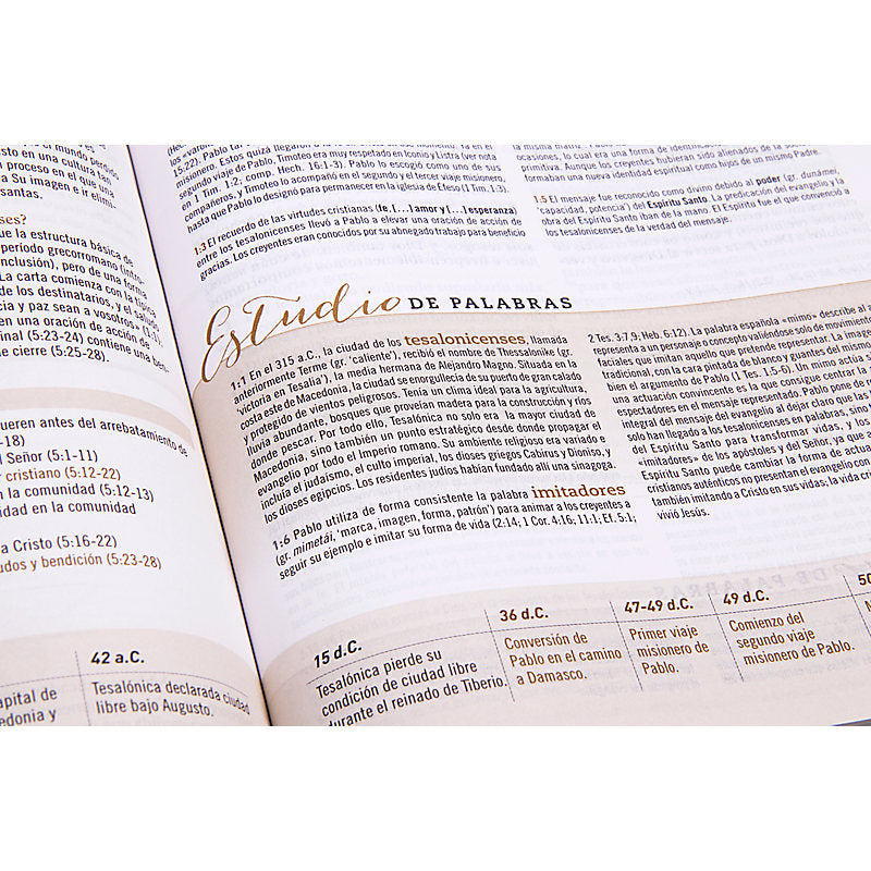RVR 1960 Biblia de Estudio para Mujeres, café símil piel