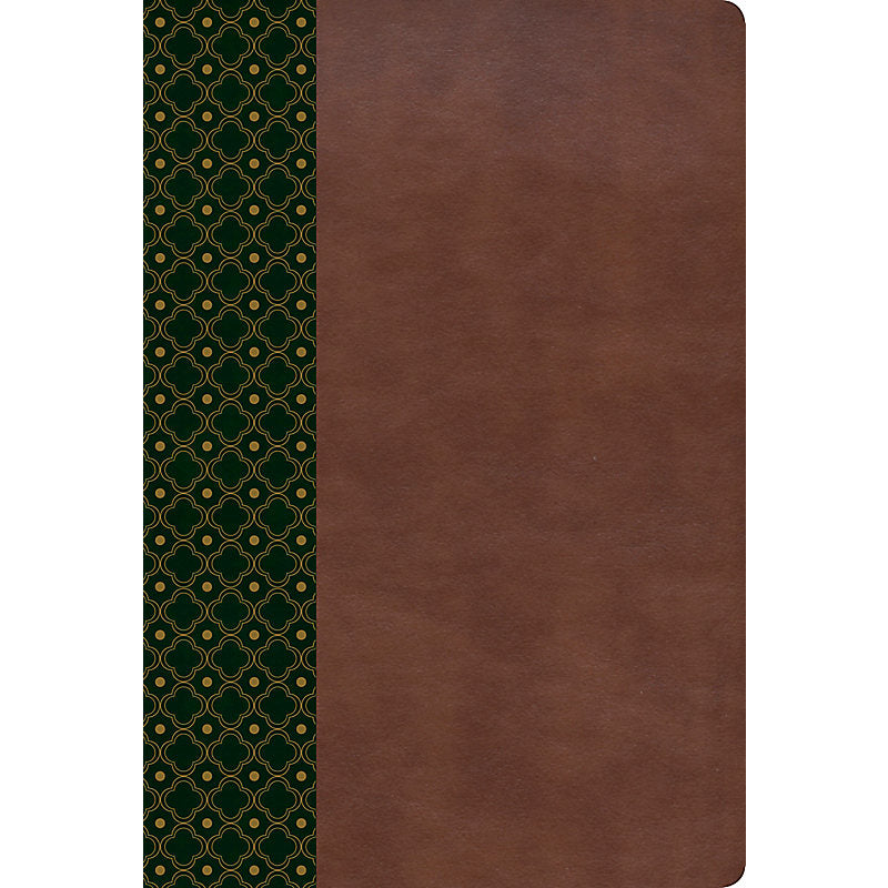 RVR 1960 Biblia de Estudio Scofield, verde oscuro/castaño símil piel