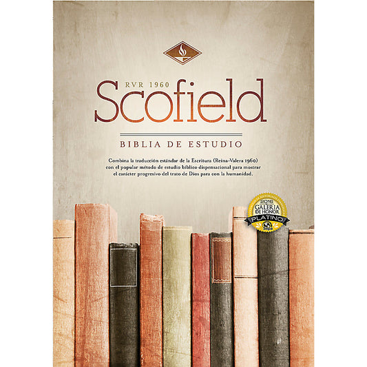 RVR 1960 Biblia de Estudio Scofield, verde oscuro/castaño símil piel