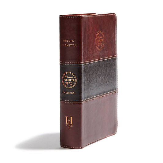 Biblia Peshitta, caoba duotono símil piel