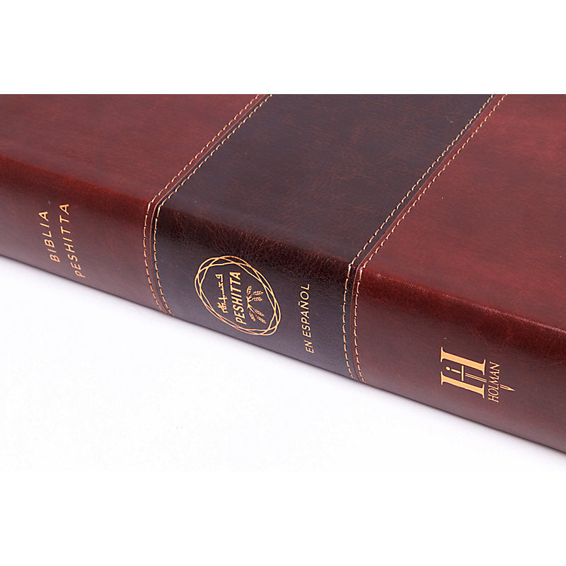 Biblia Peshitta, caoba duotono símil piel