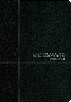 RVR 1960 Biblia de estudio del diario vivir, símil piel negro