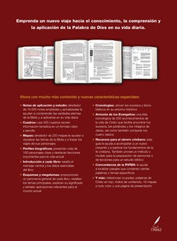 RVR 1960 Biblia de estudio del diario vivir, símil piel negro