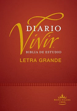RVR 1960 Biblia de estudio del diario vivir, letra grande - Tapa dura