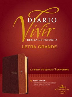 RVR 1960 Biblia de estudio del diario vivir, símil piel - letra grande