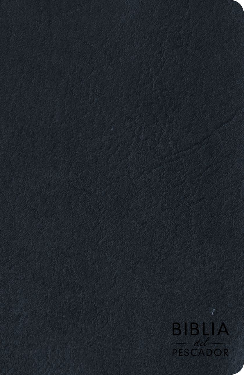 RVR 1960 Biblia del Pescador letra grande, azul símil piel