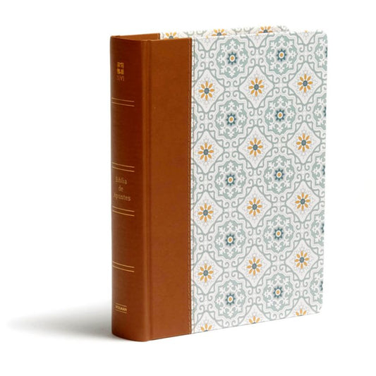 NVI Biblia de Apuntes, azulejos color salvia, dura símil piel