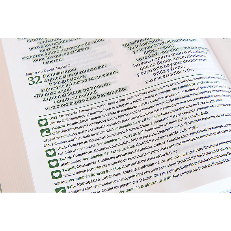 NVI Biblia del Pescador letra grande, verde símil piel