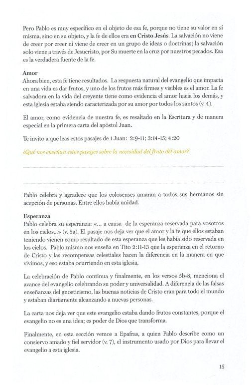 Completas en Él: Un estudio de Colosenses