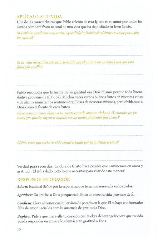 Completas en Él: Un estudio de Colosenses